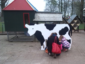 Koe melken foto
